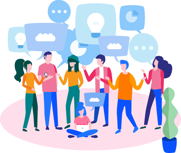 Writing a college homework on a laptop